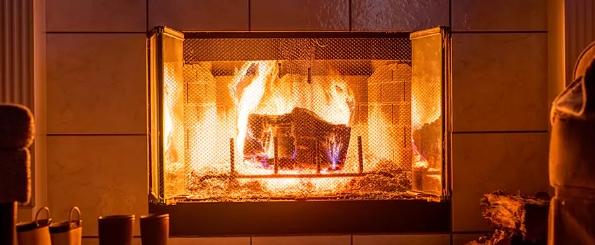 Mendota Hearth Landscape Fireplace Installation in Alsip, Illinois