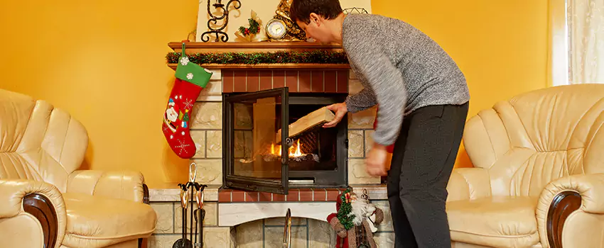 Rusted Metal Fireplace Restoration in Alsip, Illinois