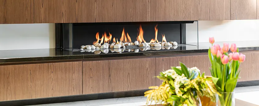Double-height Fireplace Design Refurbishment in Alsip, Illinois